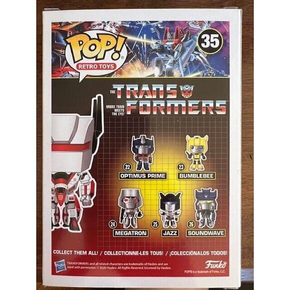 Funko Pop! Retro Toys: Jetfire #35 Transformers Funko Shop Exclusive - Picture 3 of 7